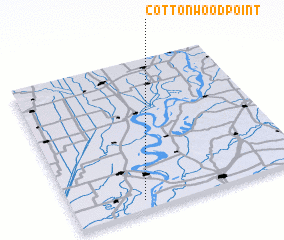 3d view of Cottonwood Point