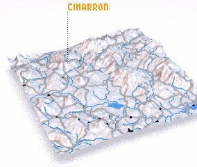 3d view of Cimarrón