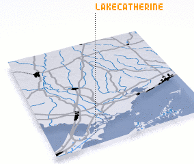 Lake Catherine Louisiana Map Lake Catherine (United States - Usa) Map - Nona.net