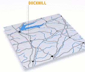 3d view of Duck Hill