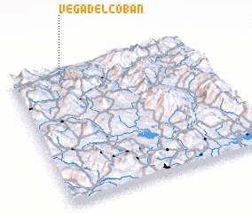 3d view of Vega del Cobán