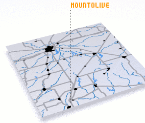 3d view of Mount Olive