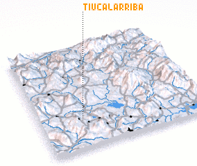 3d view of Tiucal Arriba