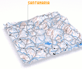 3d view of Santa María