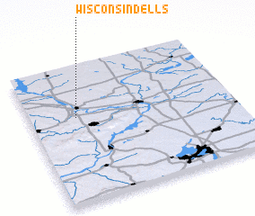 3d view of Wisconsin Dells