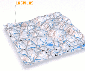 3d view of Las Pilas