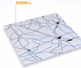 3d view of Zion Hill