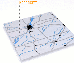 3d view of Hanna City