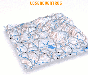 3d view of Los Encuentros