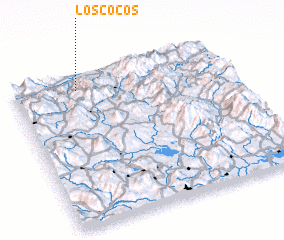 3d view of Los Cocos