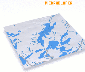 3d view of Piedra Blanca