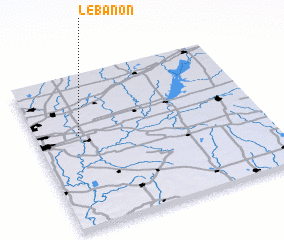 3d view of Lebanon