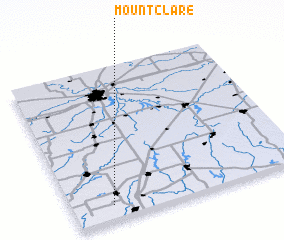 3d view of Mount Clare