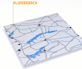 3d view of Olive Branch