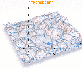 3d view of Cerro Grande