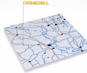 3d view of Conrads Mill