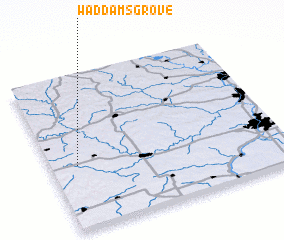 3d view of Waddams Grove