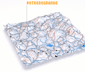 3d view of Potrero Grande