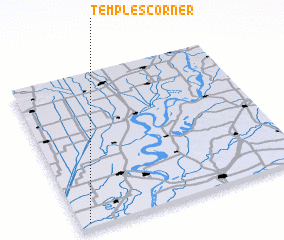 3d view of Temples Corner