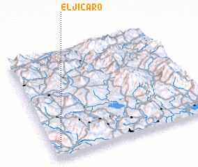 3d view of El Jícaro