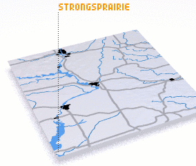 3d view of Strongs Prairie