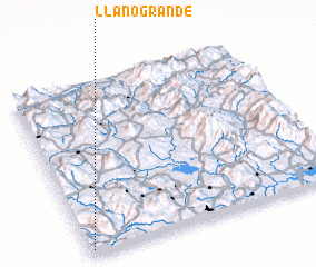 3d view of Llano Grande