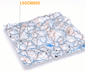 3d view of Los Chivos