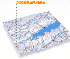 3d view of Cumbre La Florida