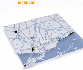 3d view of Big Branch