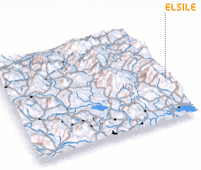 3d view of El Sile