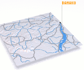 3d view of Bamako