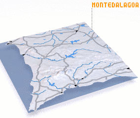 3d view of Monte da Lagoa