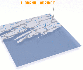 3d view of Linnamilla Bridge