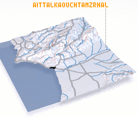 3d view of Aït Talkâoucht Amzrhal