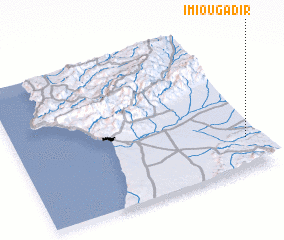 3d view of Imi Ougadir