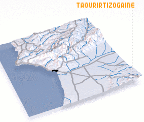 3d view of Taourirt Izogaïne