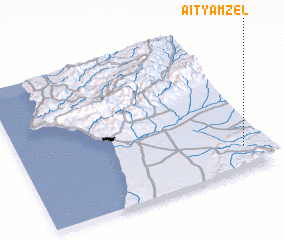 3d view of Aït Yamzel