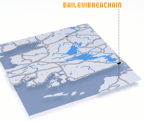 3d view of Baile Uí Bheacháin