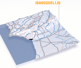 3d view of Ida Ou Guellid