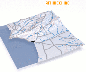 3d view of Aït Khechine