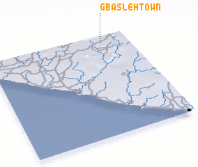 3d view of Gbasleh Town