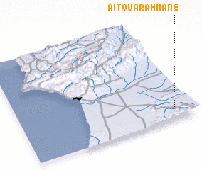 3d view of Aït Ouarahmane