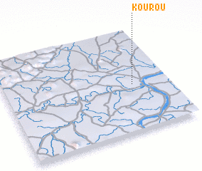 3d view of Kourou