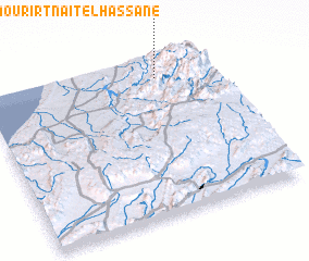 3d view of Taourirt nʼ Aït el Hassane