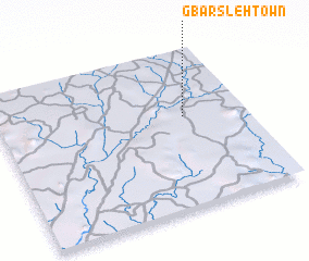 3d view of Gbarsleh Town