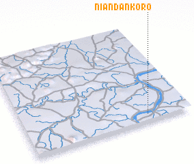 3d view of Niandan Koro