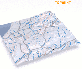 3d view of Tazoumt