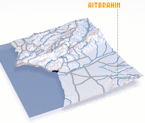 3d view of Aït Brahim