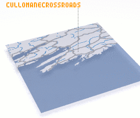 3d view of Cullomane Cross Roads