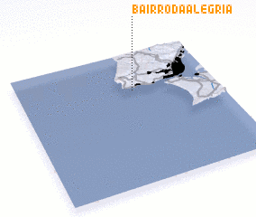 3d view of Bairro da Alegria